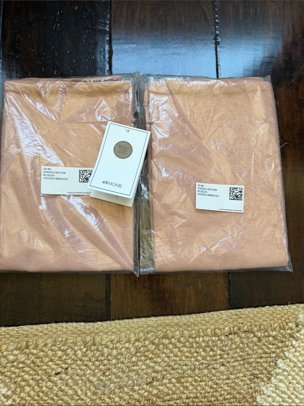 H&M Home Blush Pink Pillow cover  (2)